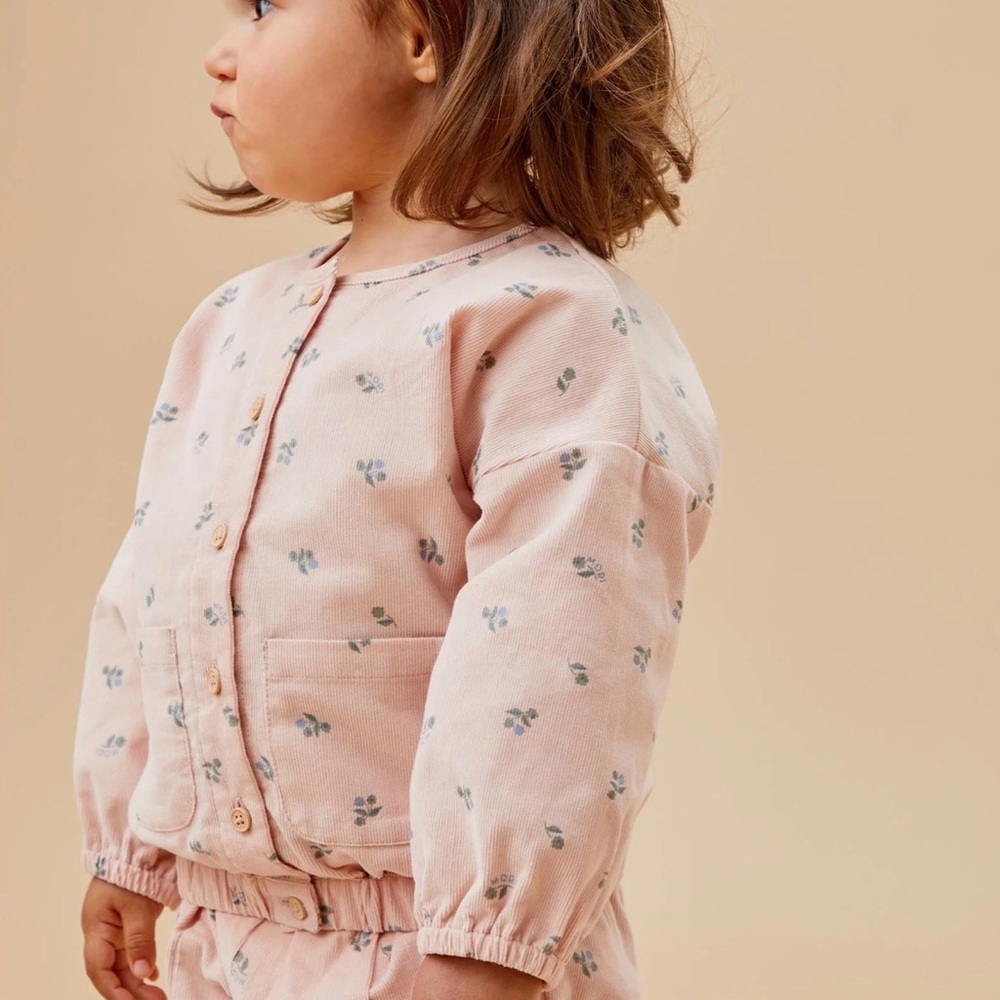 MORI Floral Corduroy Jacket size 12-18 months